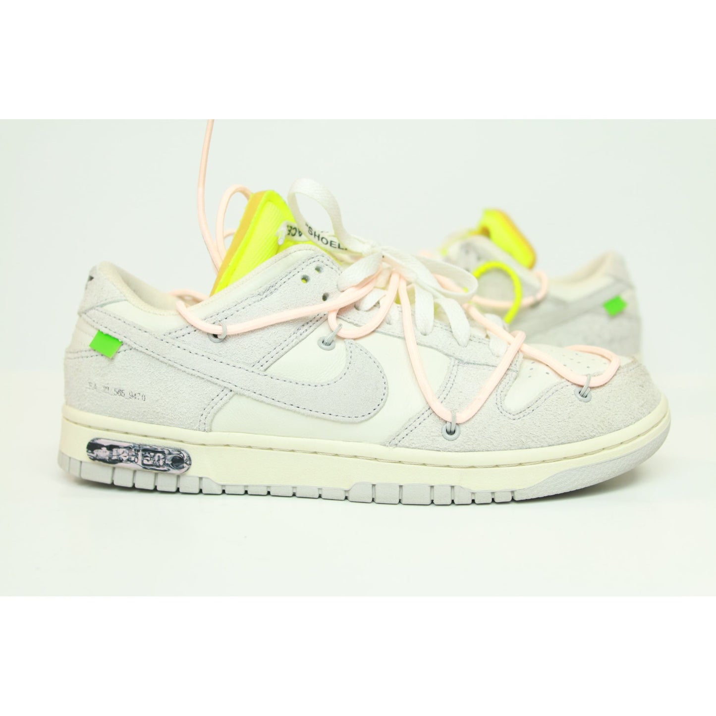 OFF WHITE X NIKE DUNK LOW LOT 12 USED SIZE 9M